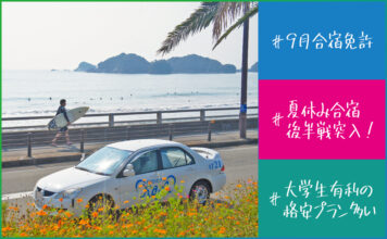 9月合宿免許についての画像